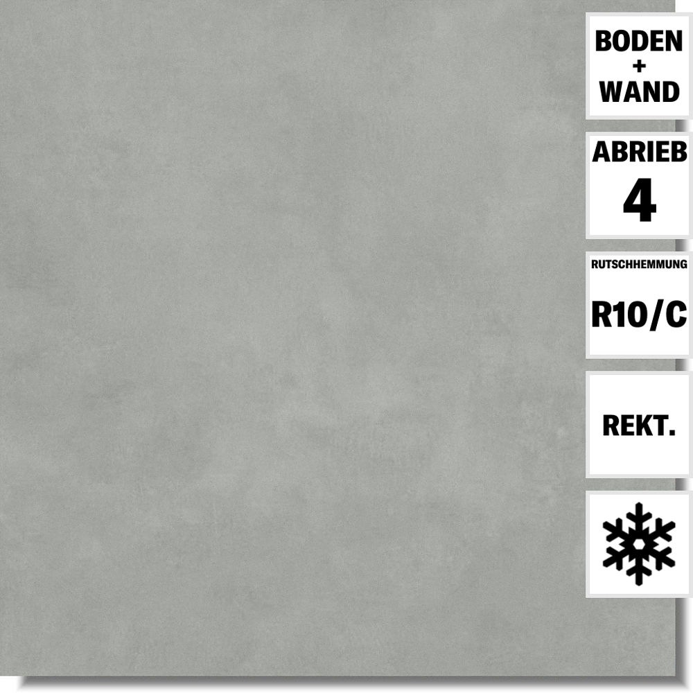XXL Betonoptik Fliese Indeed grey 100 x 100