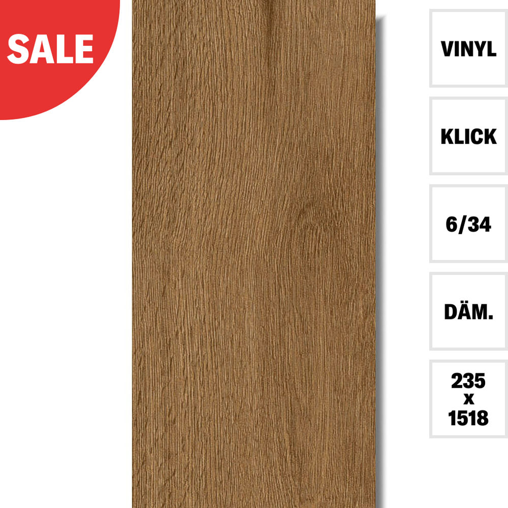 Vinyl Design Floor Oak brown Rigid IXPE clic (692/694)